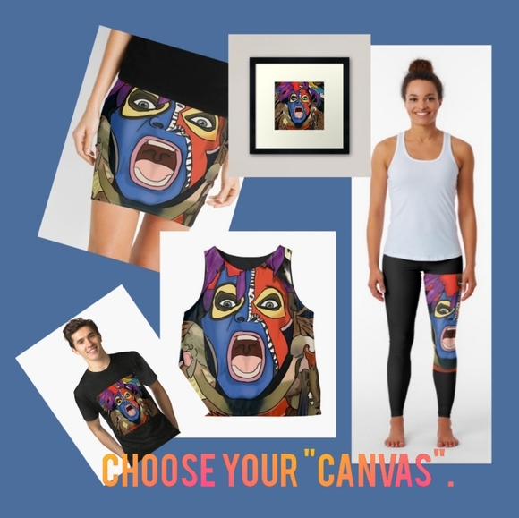 Art on tshirts, pillows, phone cases, etc. - Picture 2 of 9